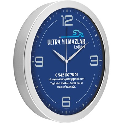 Metalize Duvar Saati