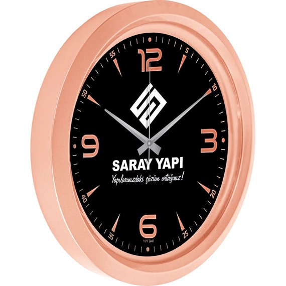 Metalize Duvar Saati